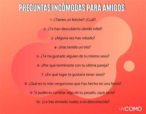 preguntas incomodas para tu pareja|290 preguntas incómodas (para tus amigos o tu pareja)